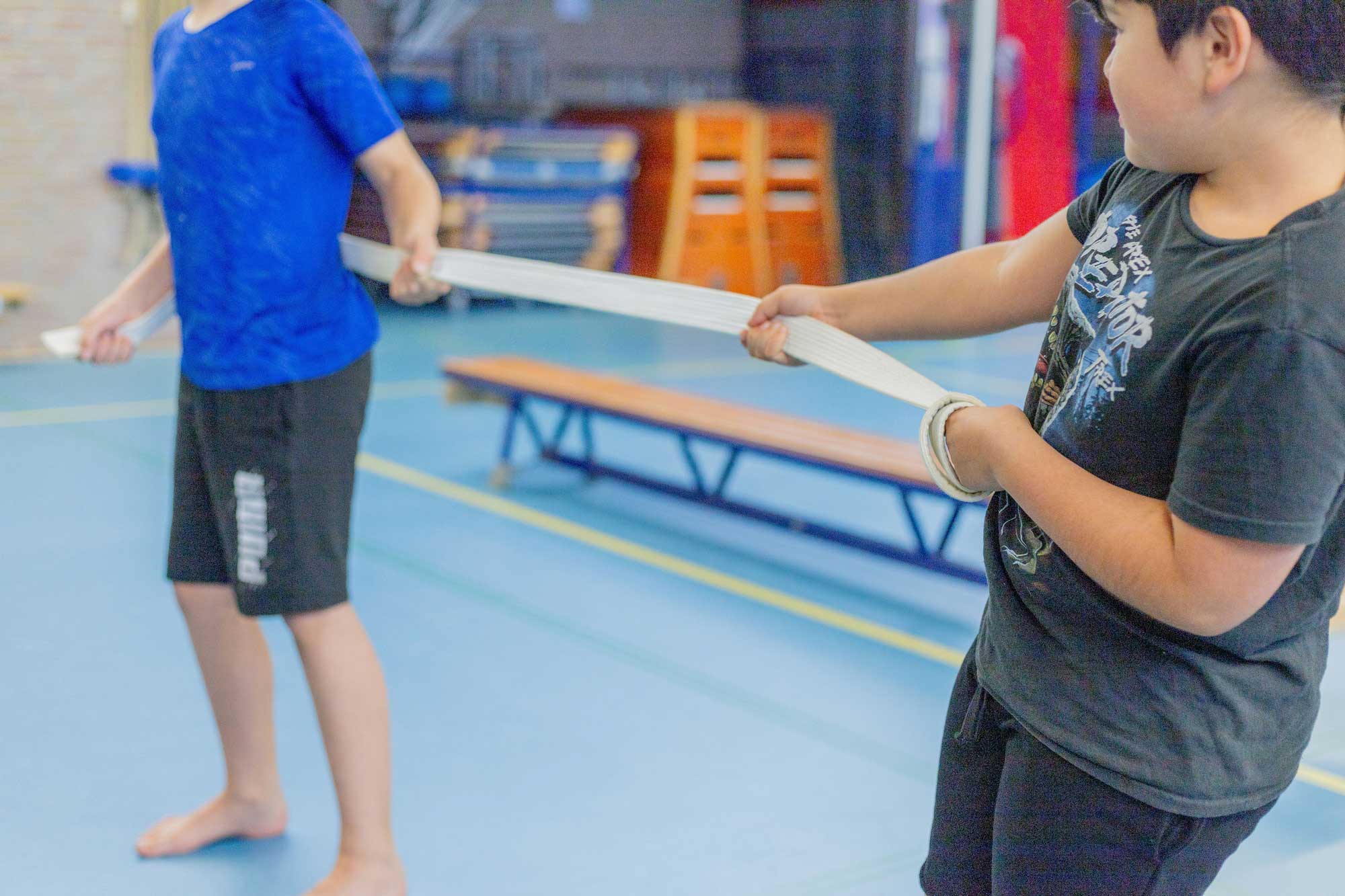 Rots en Water in de gymzaal bovenbouw